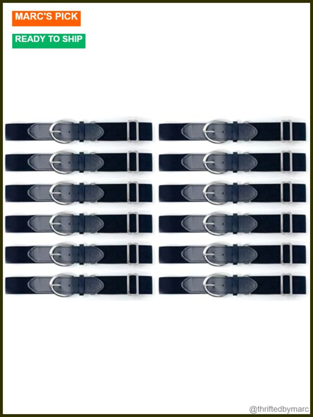 Adjustable Elastic Baseball Softball Belt Metal Buckle Uniform Adult